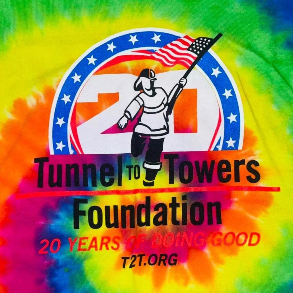 Vintage Tunnel To Towers Tie Dye Tshirt Medium - Picture 2 of 4